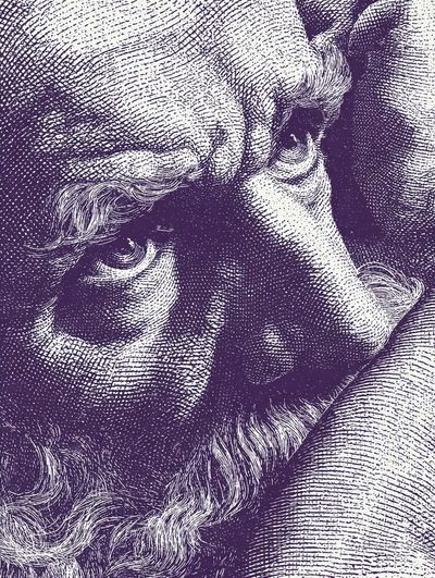 Intense Gaze — Fine Art Print. poster print