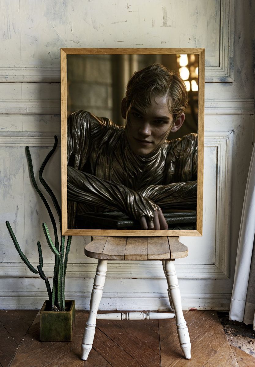 Gilded Portrait Poster. room preview