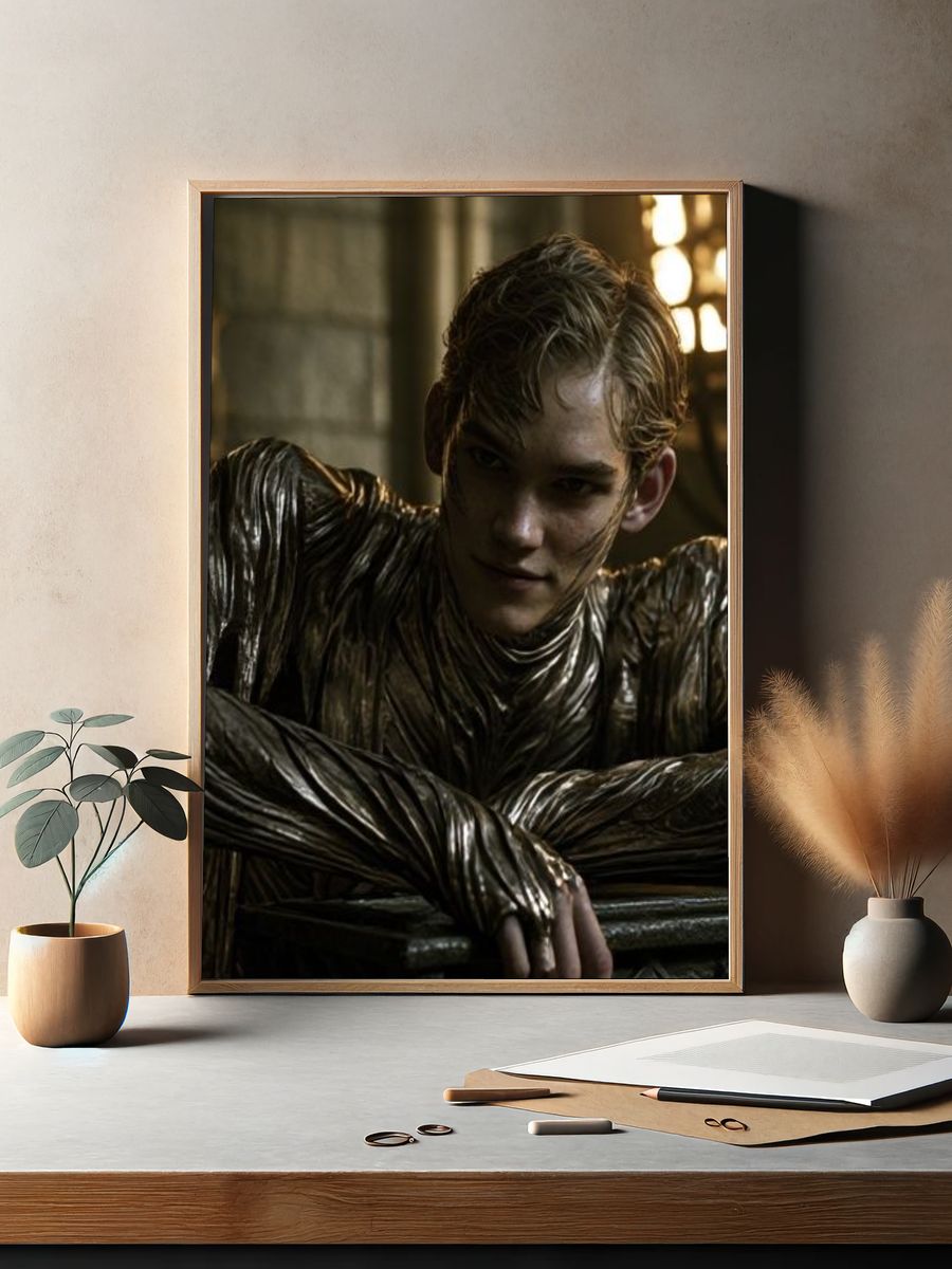 Gilded Portrait Poster. — room view 2