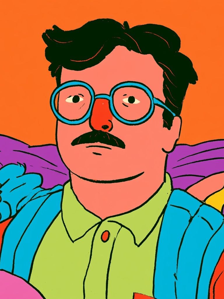 Pop Art Portrait Poster. poster — fine-art art