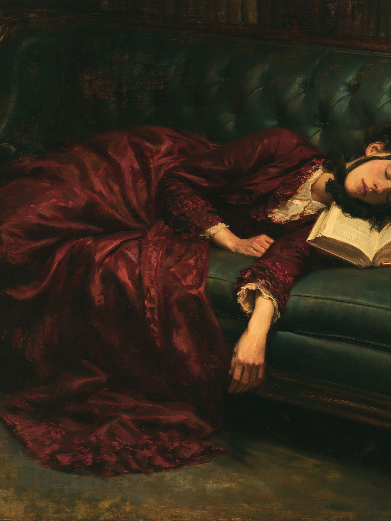 Sleeping Reader Fine-Art Print. poster detail