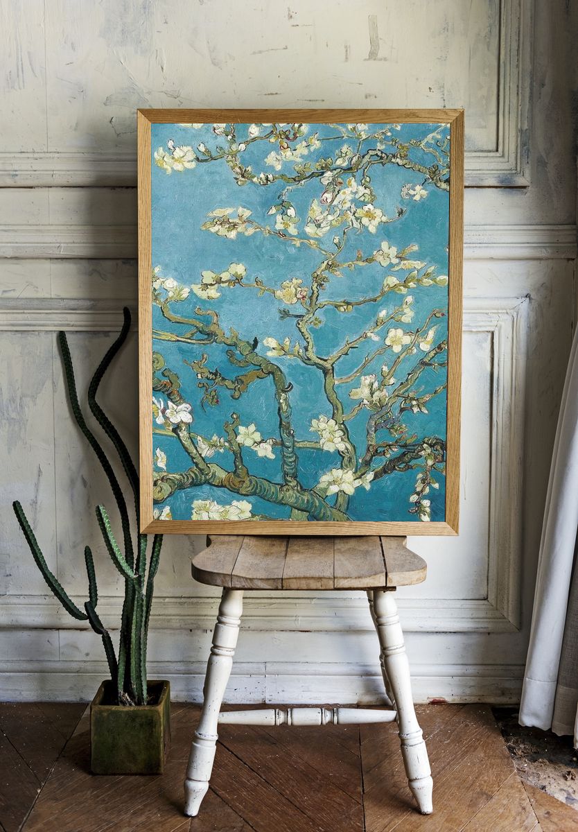 Van Gogh iPhone wallpaper, HD room preview
