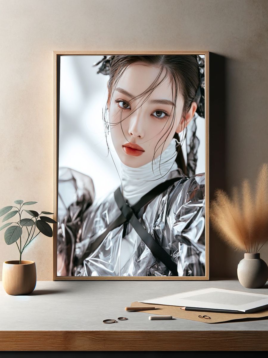 Fashion Portrait Photography Poster. — room view 2