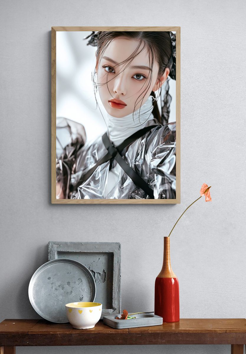 Fashion Portrait Photography Poster. — room view 3