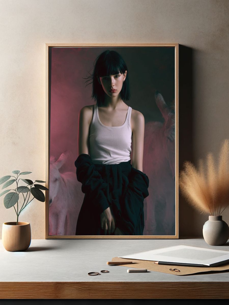 Dreamlike Portrait — Fine-Art Print. — room view 2