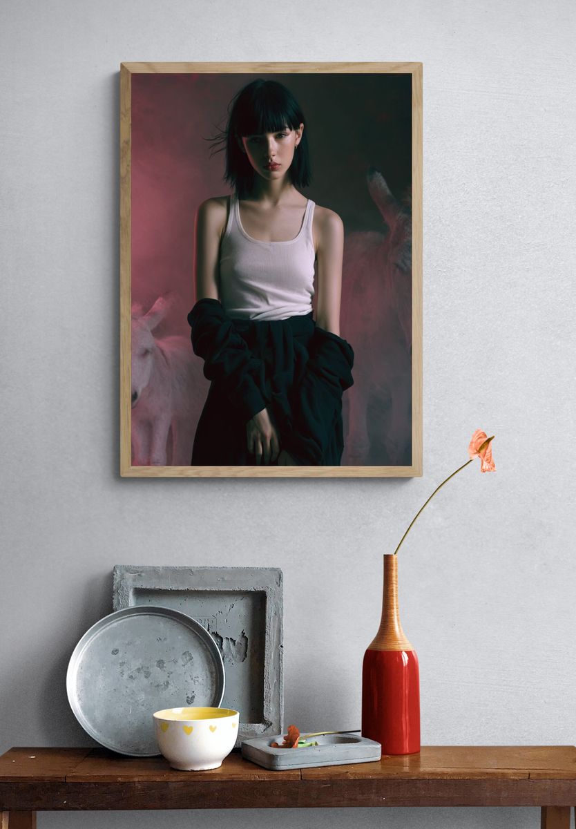 Dreamlike Portrait — Fine-Art Print. — room view 3