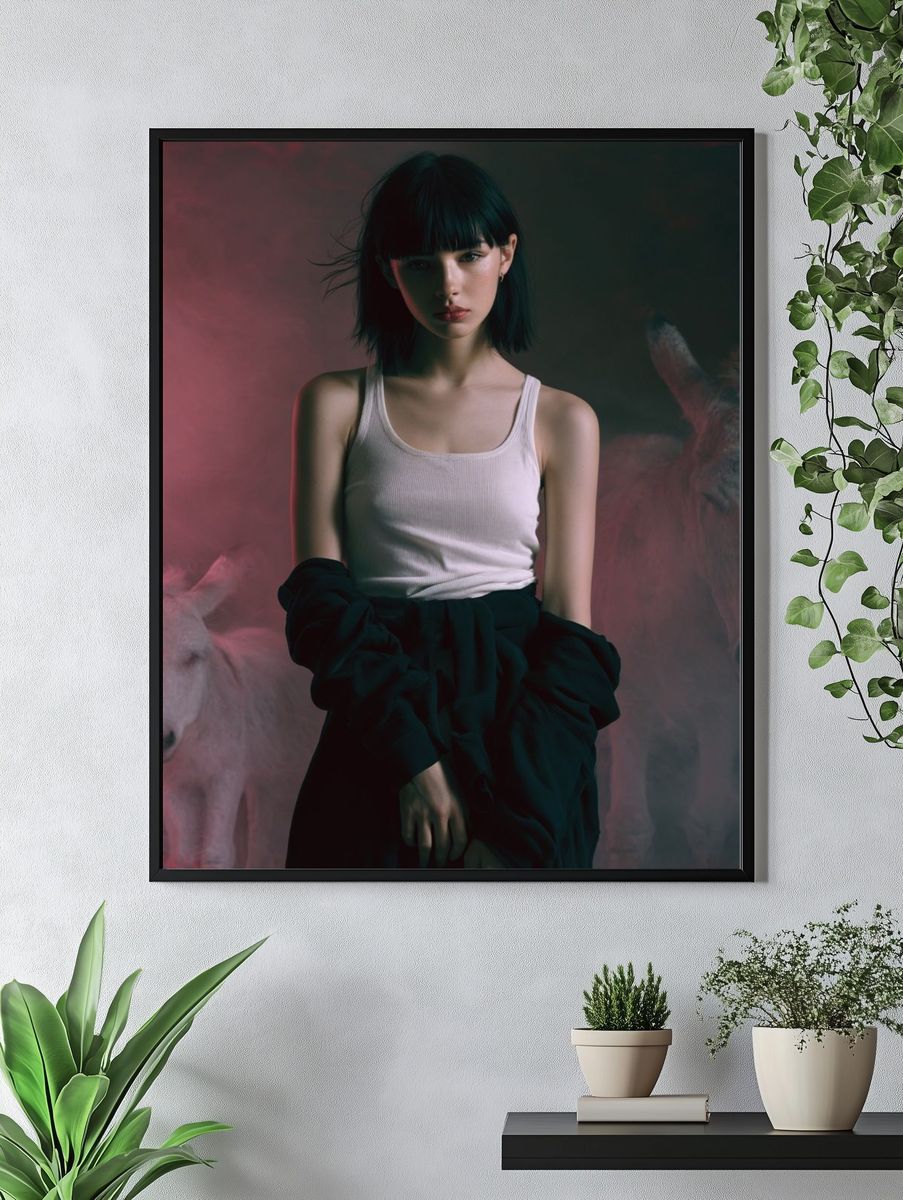 Dreamlike Portrait — Fine-Art Print. — room view 4