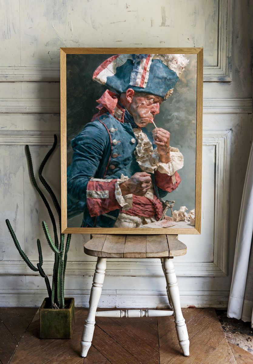 Napoleon Portrait Fine-Art Poster. — room view 1