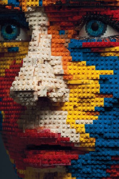 LEGO Portrait Pop-Art Print. poster print
