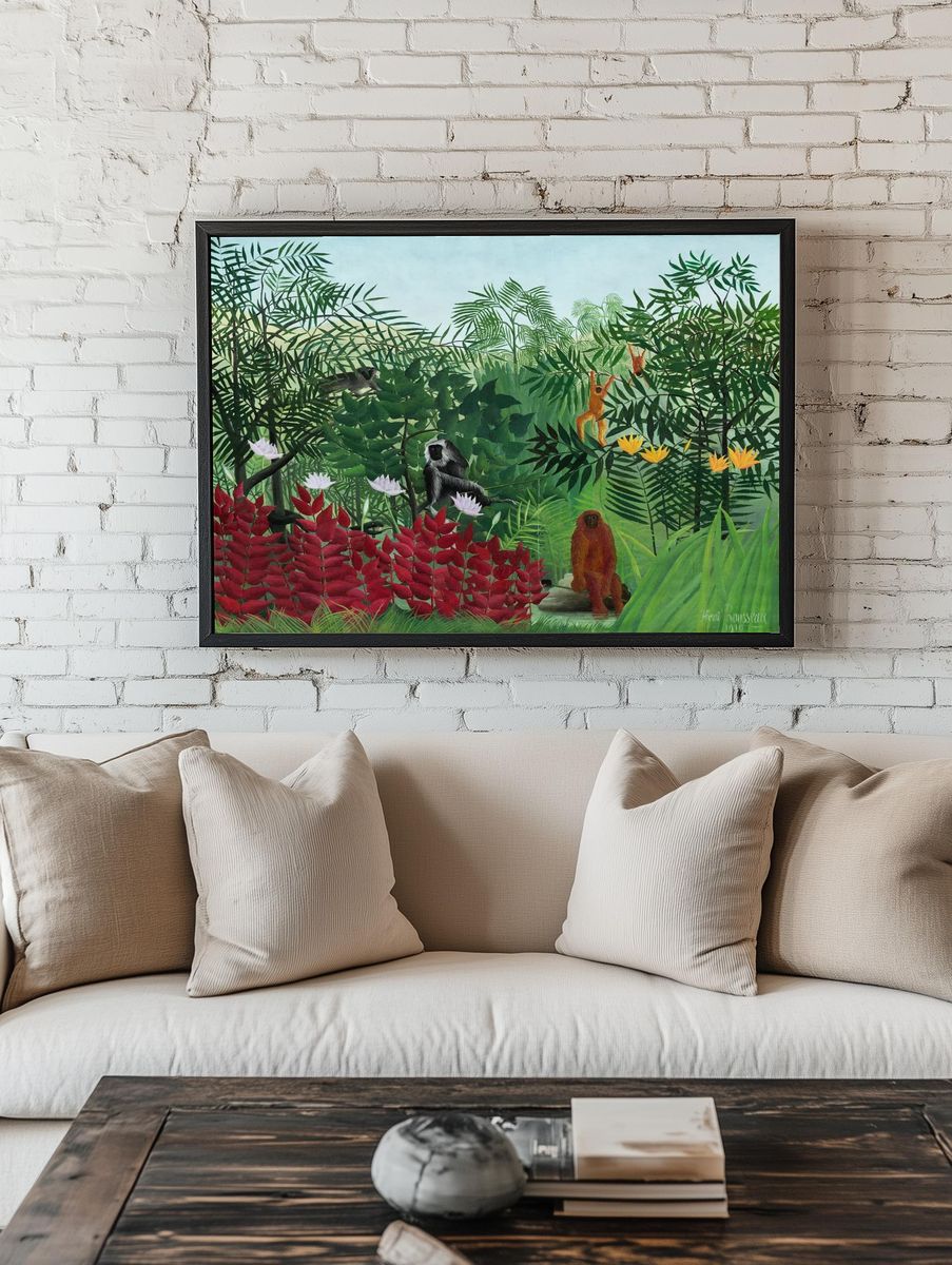 Tropical Forest Monkeys (1910) Henri. — room view 1
