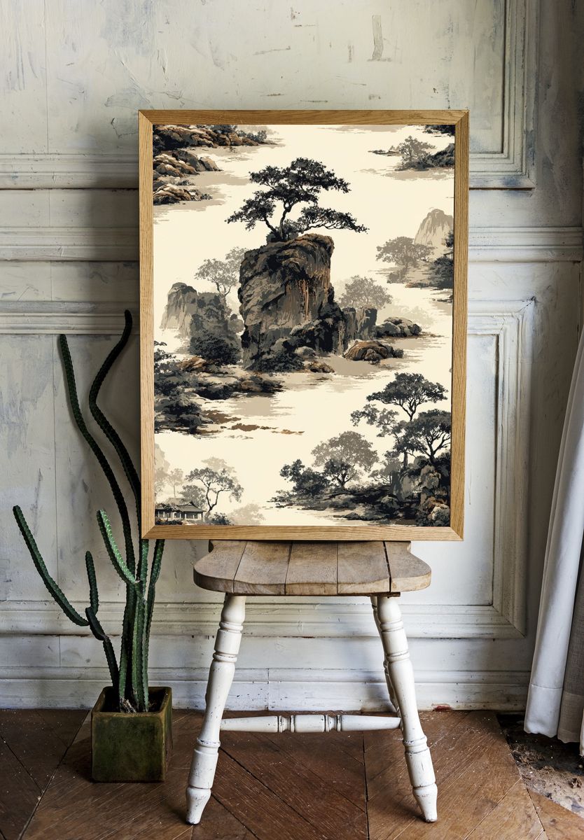 Serene Landscape — Fine Art Print room preview