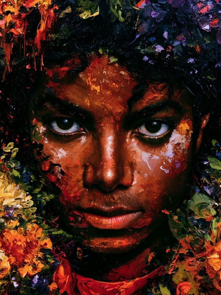 Floral Portrait Fine-Art Poster. poster detail