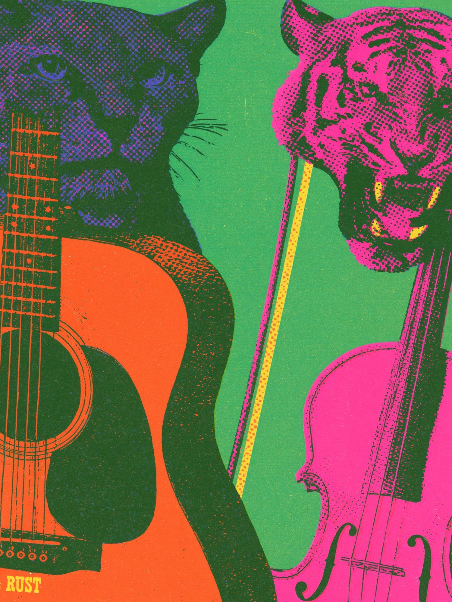 Rosin & Rust Pop Art Poster. poster — fine-art art