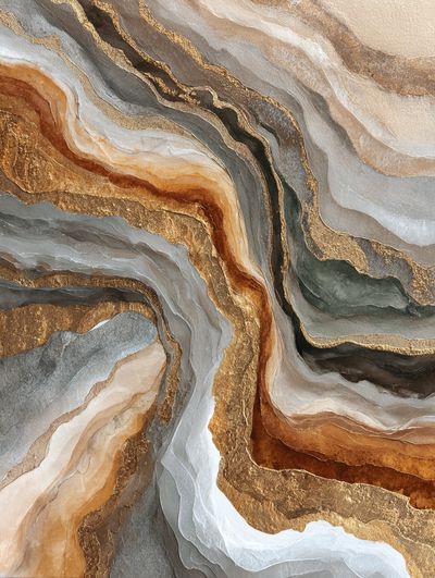 Abstract Geode — Fine Art Print. poster print