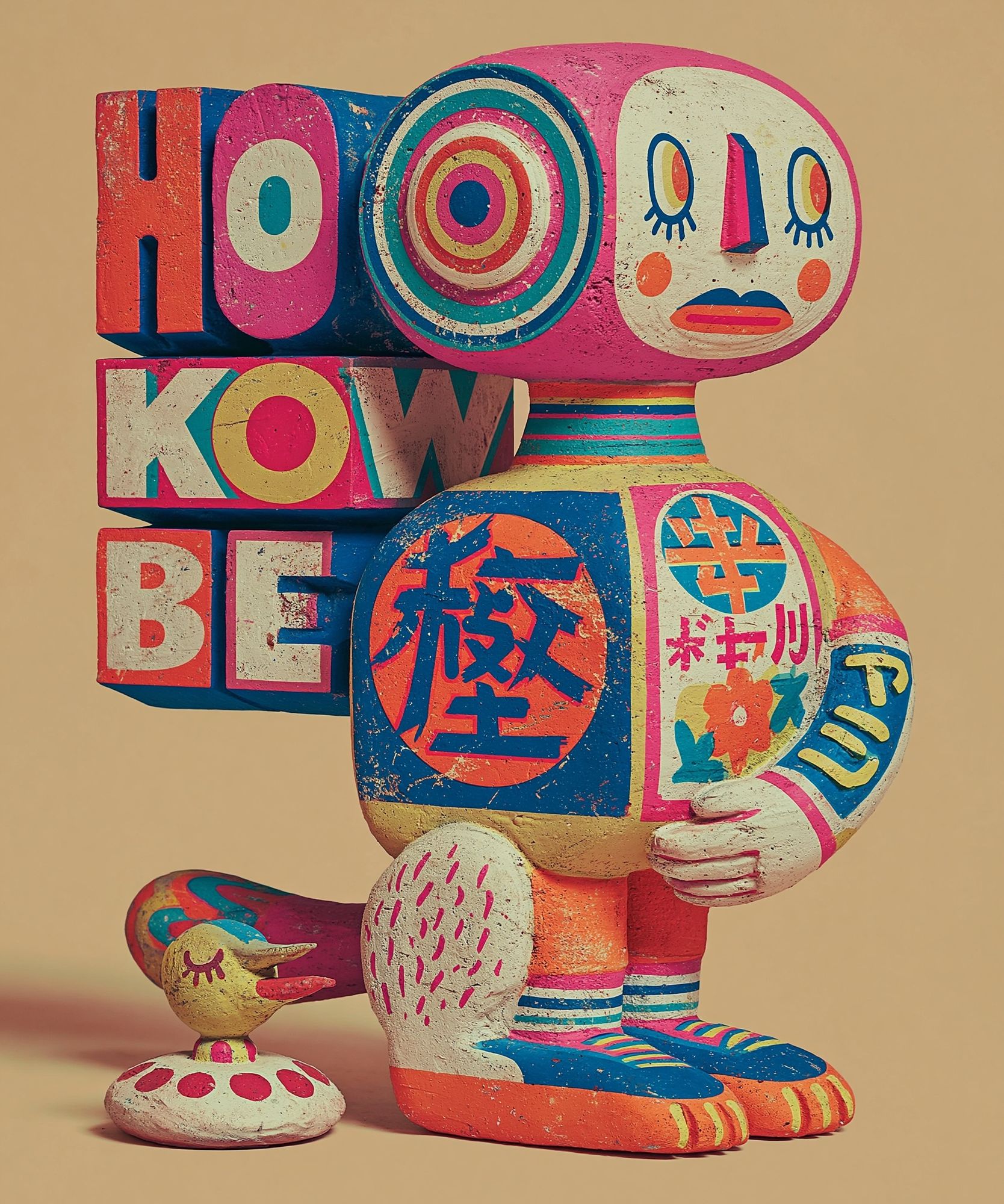 Kawaii Pop Art Figure Poster. poster detail