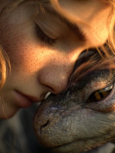 Girl and Dragon
