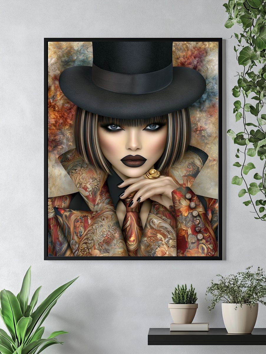 Fashion Portrait — Fine-Art Print. — room view 4