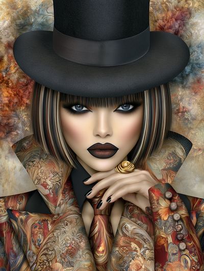 Fashion Portrait — Fine-Art Print. poster