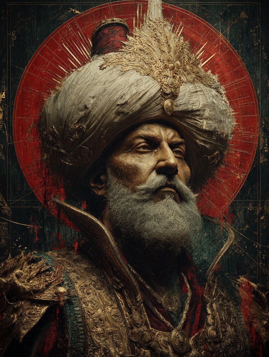 Ottoman Sultan Portrait Fine-Art Print. poster detail