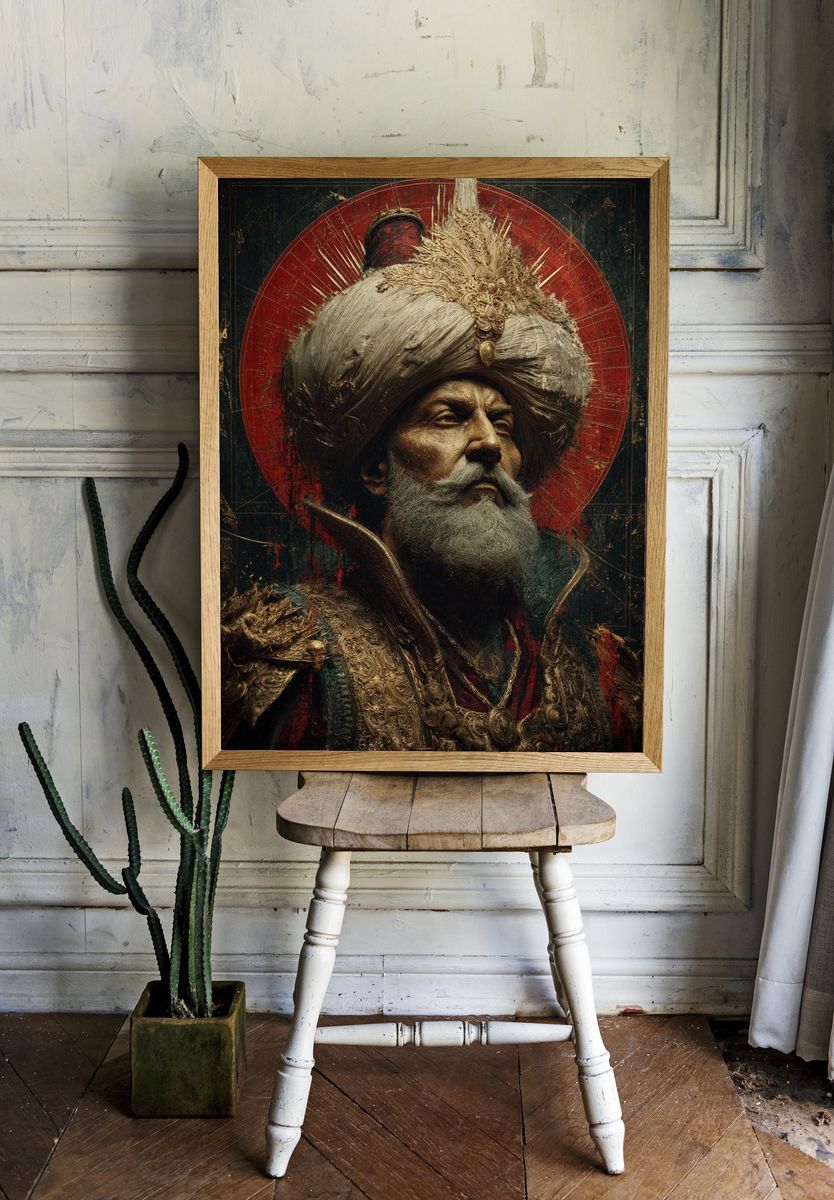 Ottoman Sultan Portrait Fine-Art Print. — room view 1