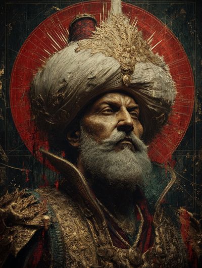 Ottoman Sultan Portrait Fine-Art Print. poster print