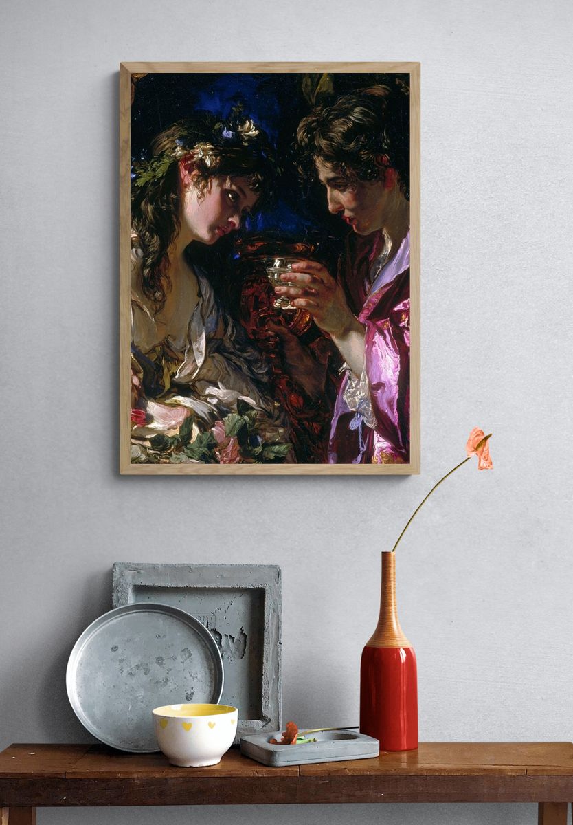 Classical Lovers Fine-Art Poster. — room view 3