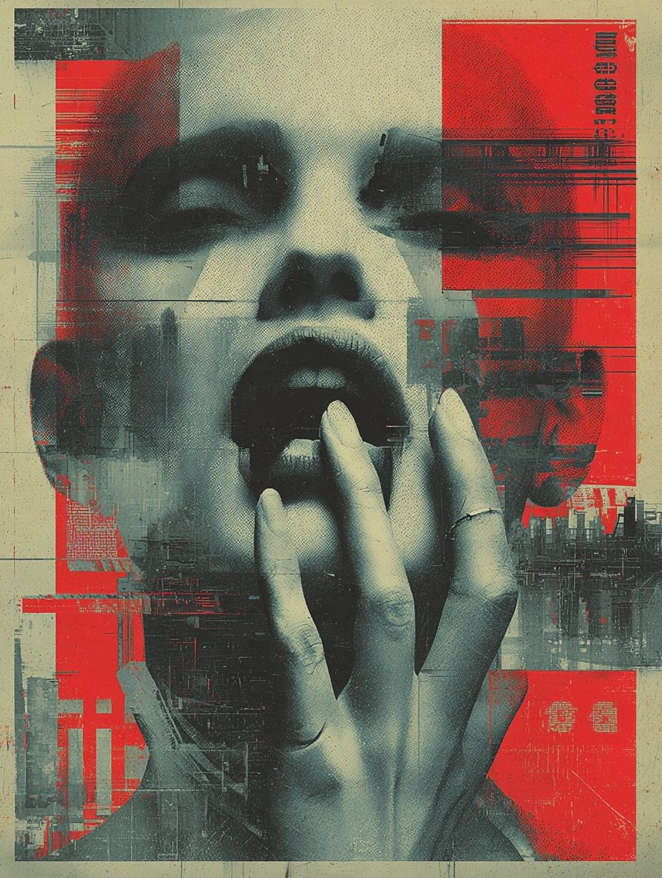 Abstract Portrait — Fine Art Print. poster detail