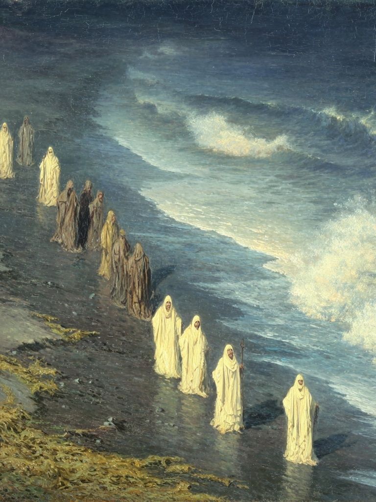 Mystic Shoreline Procession Print. poster detail