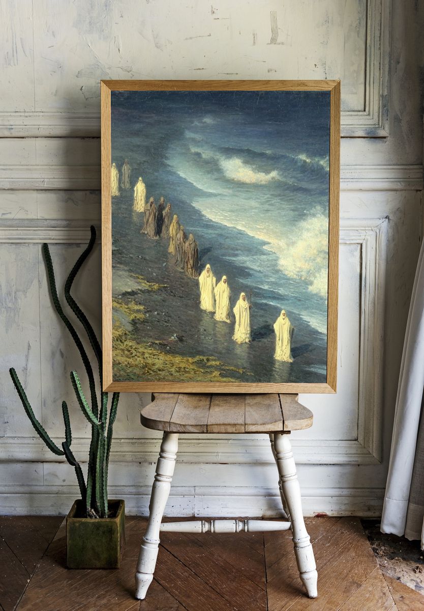 Mystic Shoreline Procession Print room preview