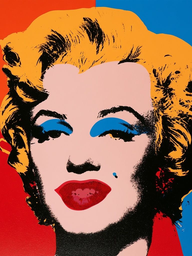 Marilyn Pop Art Poster. poster detail