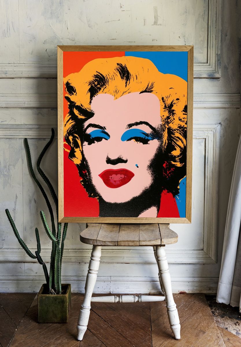 Marilyn Pop Art Poster. — room view 1