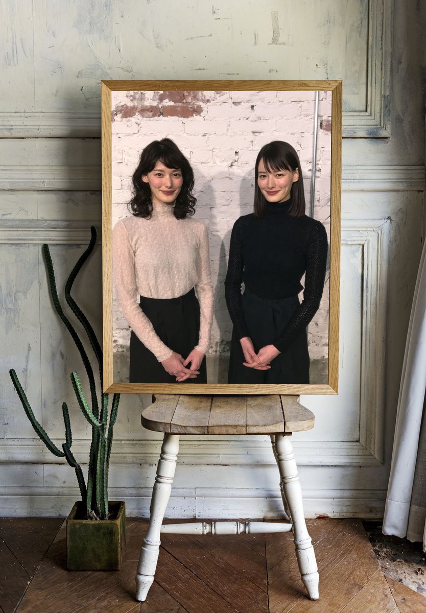 Minimalist Fashion Portrait Poster. room preview