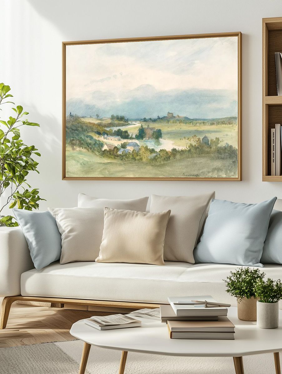 Extensive landscape prospect fortified building. — room view 2