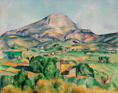 Mont Sainte-Victoire (La Montagne Sainte-Victoire). poster print