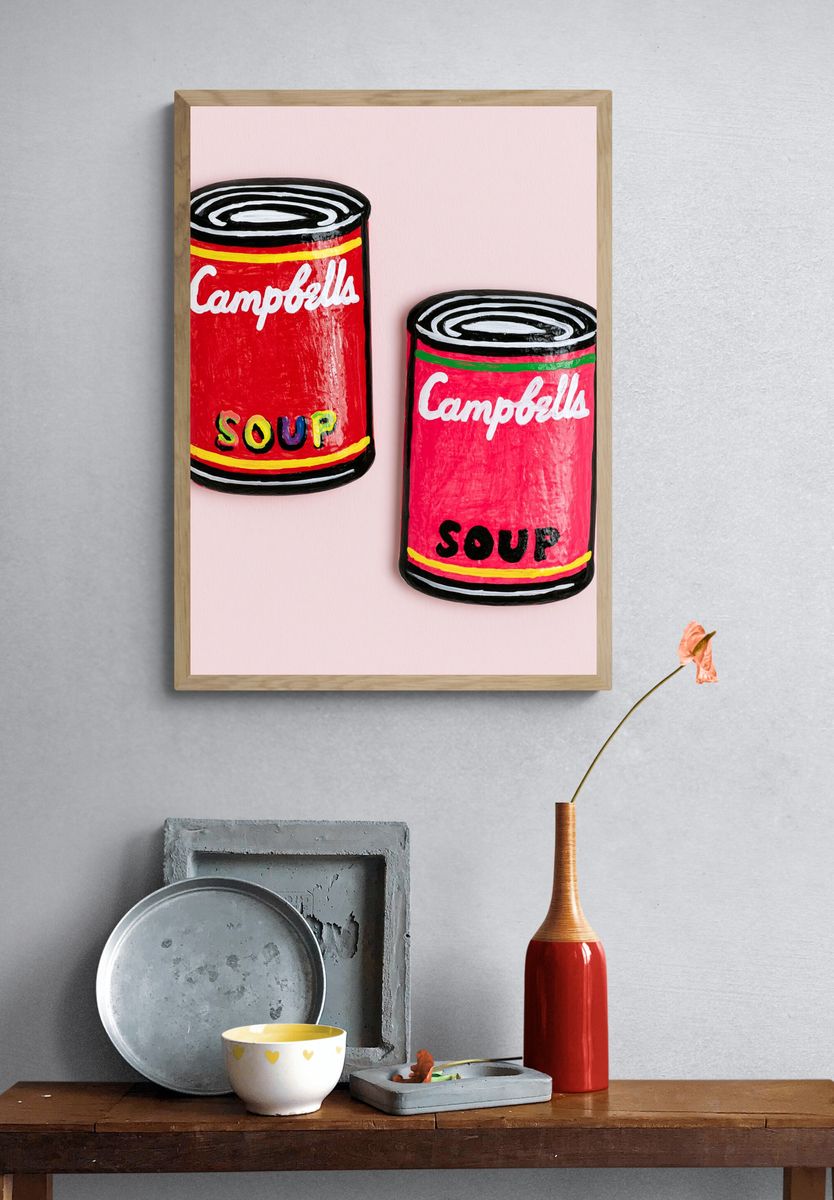 Campbell's Soup Pop Art Print. — room view 3