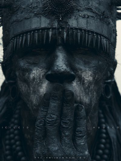 Mystic Tribal Portrait Print.