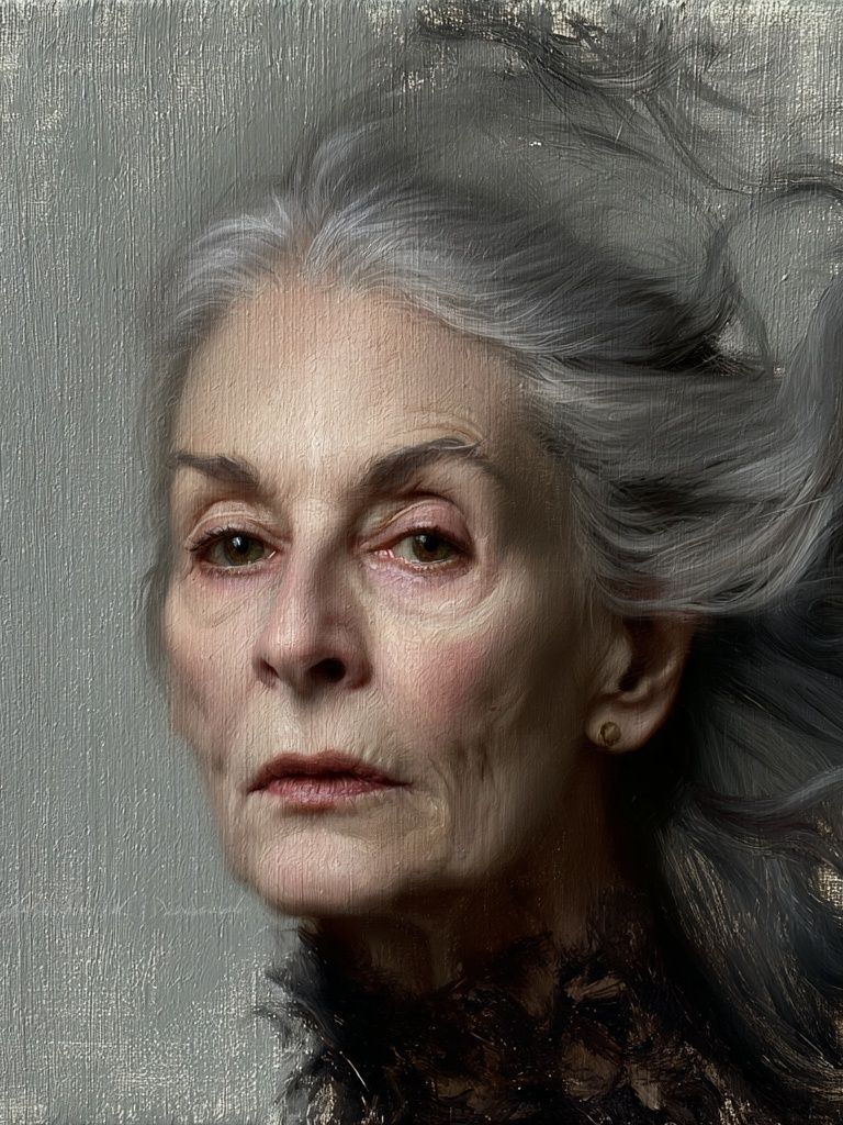 Ethereal Elder Portrait Print. poster detail