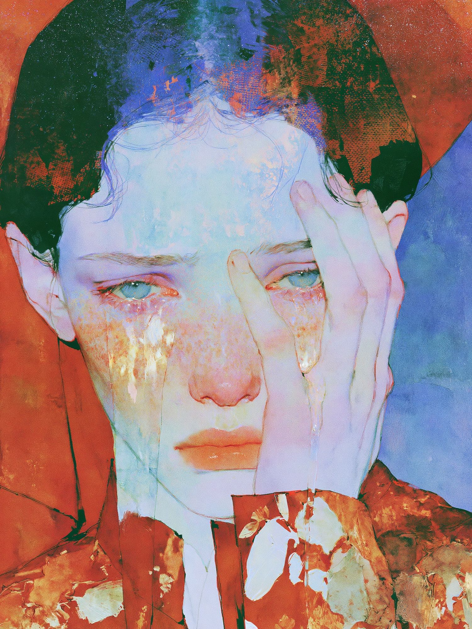 Abstract Portrait Print. poster detail