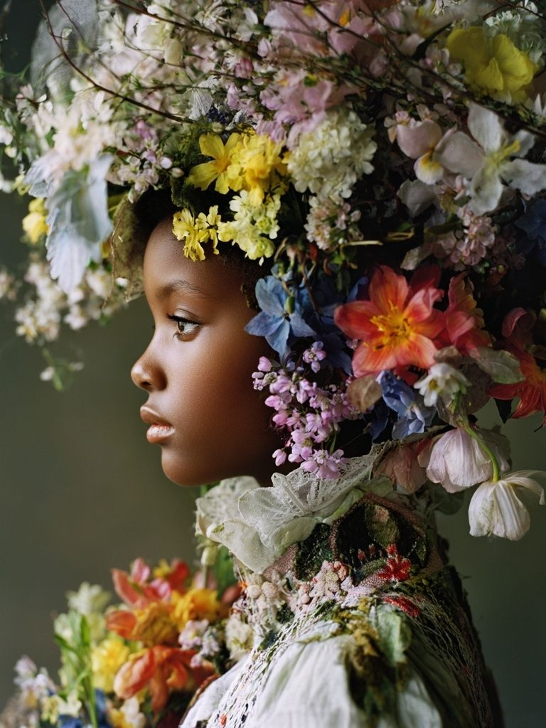 Floral Portrait Fine-Art Print. poster detail