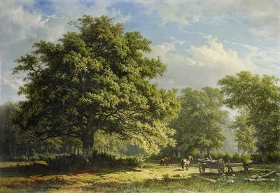 View Bentheim Forest George Andries. poster