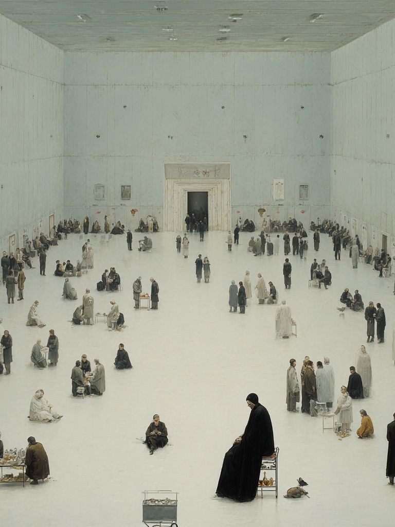 Surreal Gathering — Fine Art Print. poster detail