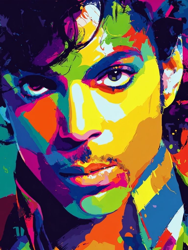 Prince Pop Art Poster. poster — fine-art art