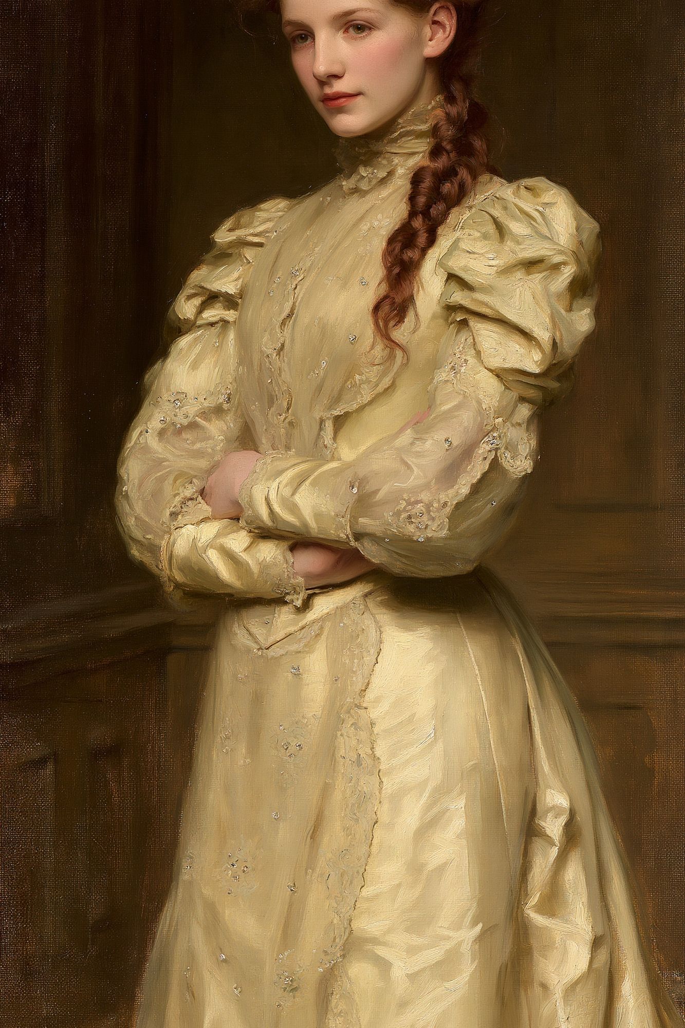 Victorian Portrait Fine-Art Poster. poster detail