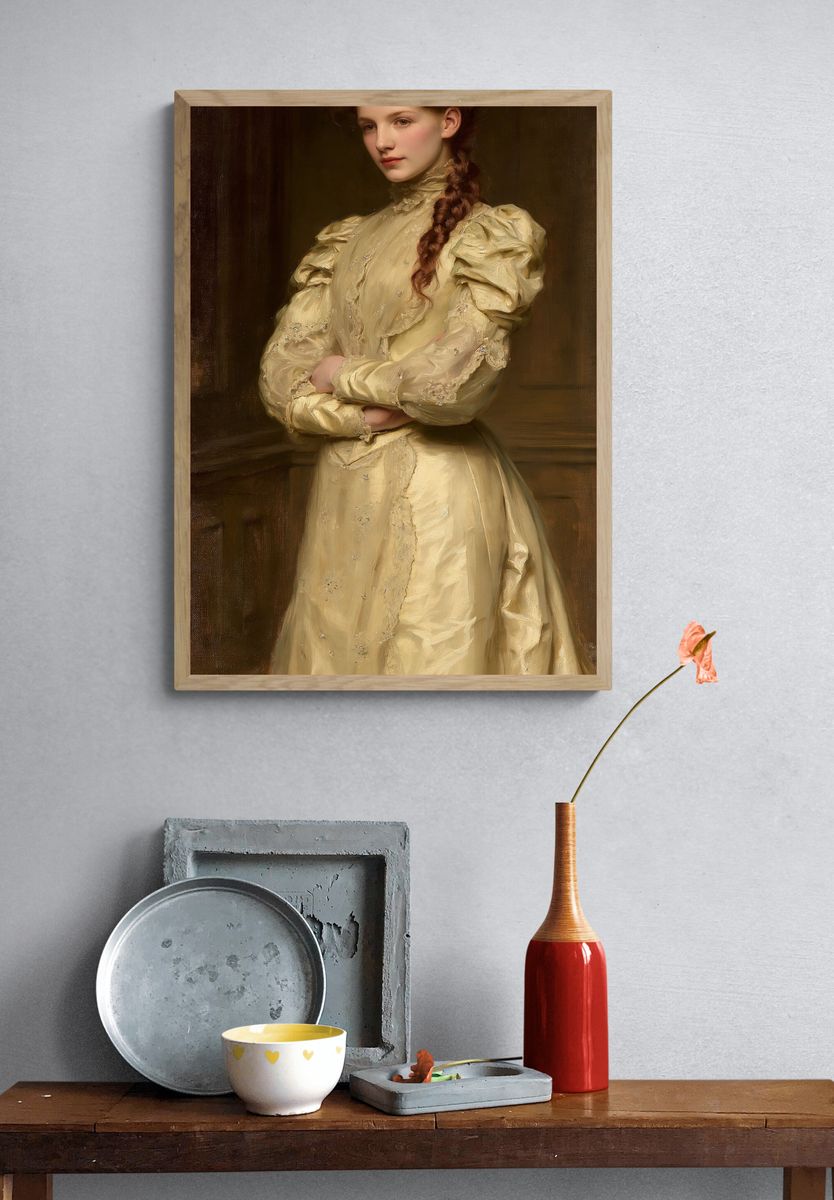 Victorian Portrait Fine-Art Poster. — room view 3