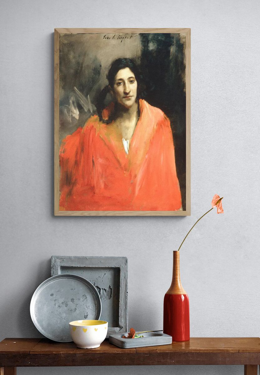 Portrait of a Woman — Fine Art Print. — room view 3