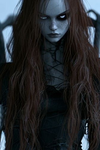 Gothic Doll Portrait Poster. poster — fine-art art