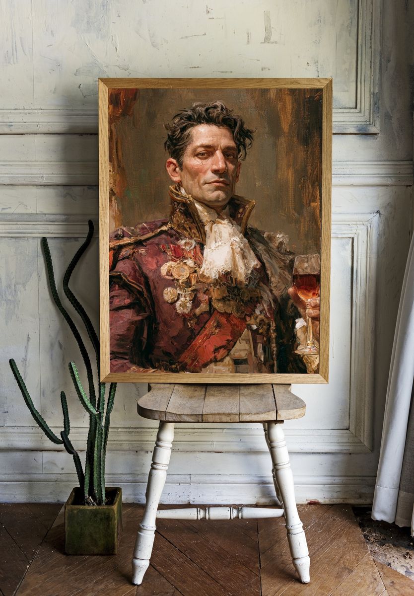 Noble Portrait Fine-Art Poster. room preview