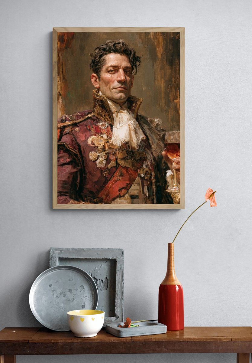 Noble Portrait Fine-Art Poster. — room view 3