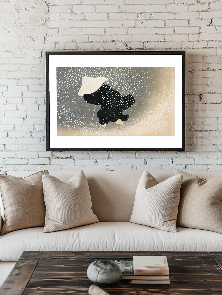 Snowy Landscape — Fine Art Print room preview