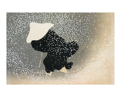Snowy Landscape — Fine Art Print. poster print